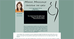 Desktop Screenshot of mamamassage.com